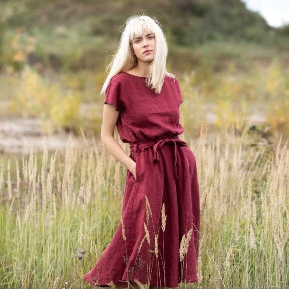 NOT PERFECT LINEN Adelaide Dress - Picture 3 of 6